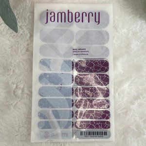 Jamberry Nail Wraps Women's Girl's - A623 - Savannah Sparkle - Purple & …